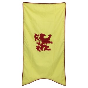 Art hand Auction Factory X Flag Lion Crest Banner Factory X Crest Flag Lion Yellow Tapestry Flag, Handmade items, interior, miscellaneous goods, panel, Tapestry