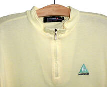 Ω美品 le coq sportif GOLF ルコックゴルフ ハーフジップ 半袖シャツ L_画像2