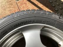 □BRIDGESTONE アルミホイール スタッドレスタイヤ 4本セット 165/70R14 4穴マルチ BLIZZAK VRX 2019年□_画像7