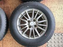 □GOOD YEAR iCE Navi7 アルミホイール付きスタッドレスタイヤセット 175/70R14 4穴 P.C.D100 中古品□_画像5