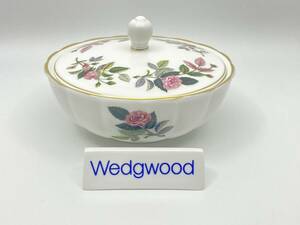 WEDGWOOD ウェッジウッド HATHAWAY ROSE Lid Murray Bowl ハサウェイ ローズ リッド マーレーボウル *L202