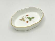 WEDGWOOD ウェッジウッド WILD STRAWBERRY Small Silver Tray ワイルドストロベリー 小 シルバー トレイ *L209_画像2