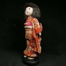【 恵 #0054 】 市松人形 身長約37cm 可愛らしい女の子 日本人形_画像3