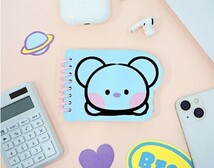 BT21 公式　minini KOYA メモ帳(本文60枚)　韓国　K-POP☆BTS 防弾少年団　ラップモンスター　メモノート　MEMO NOTE リングノート_画像1