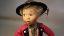 『口笛人形』　BAITZ　バイツ　人形 　ヴィンテージドール　①　　オーストリア製　1940～70年代_画像2