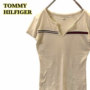 TOMMY HILFIGER トミーヒルフィガー　半袖Tシャツ　レディース　Sサイズ　【AY0867】