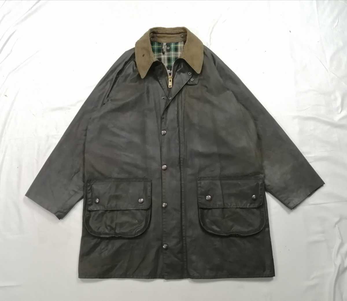 和風 barbour SOLWAYZIPPER ネイビー 36 超美品