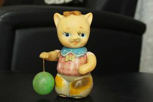 * жестяная пластина Мали есть кошка san Мали . играть кошка ..zen мой тип 1960 годы? больше рисовое поле магазин производства Masudaya современный игрушки 
