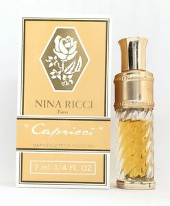 NINA RICH ニナ リッチ カプリッチ パルファム 7ml ☆残量たっぷり　送料140円