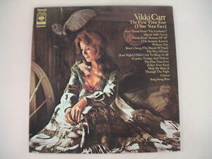 LP/Vikki Carr/The First Time Ever (I Saw Your Face)　ゴッド・ファーザーの愛のテーマ /CBSソニー/SOPL 100/Japan/