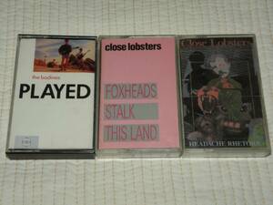 【80s 80's ネオアコ ギターポップ New Wave】激レア Bodines Close Lobsters カセットテープ 3本セット 即決