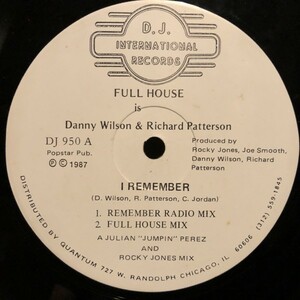 Full House / I Remember (Remix Bad Boy Bill)