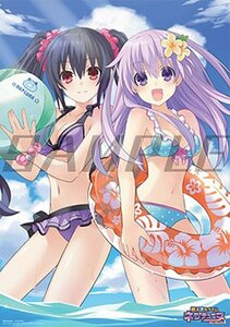 描き下ろし布ポスター ネプギア＆ユニ PS Vitaソフト 超次次元ゲイム ネプテューヌ Re;Birth1 限定版 いまじん購入特典 つなこ 水着