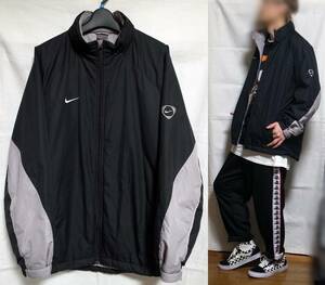 ナイキ ヴィンテージ 中綿 ナイロンジャケット 黒 M 90's～00's初期頃 NIKE VINTAGE JACKET Black 90年代 