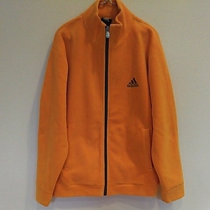 a386 Kids 135~145 *adidas* Adidas флис материалы Zip выше внешний верхняя одежда джемпер orange серия 