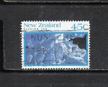 17B110 ニュージーランド 1992年 氷河 45c 使用済_画像1
