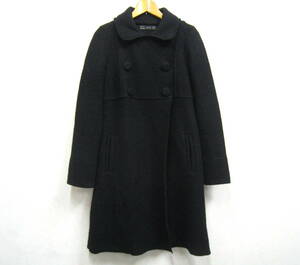 Zara ■ 100 % Zara Wool Double Court Ladies Size S Black