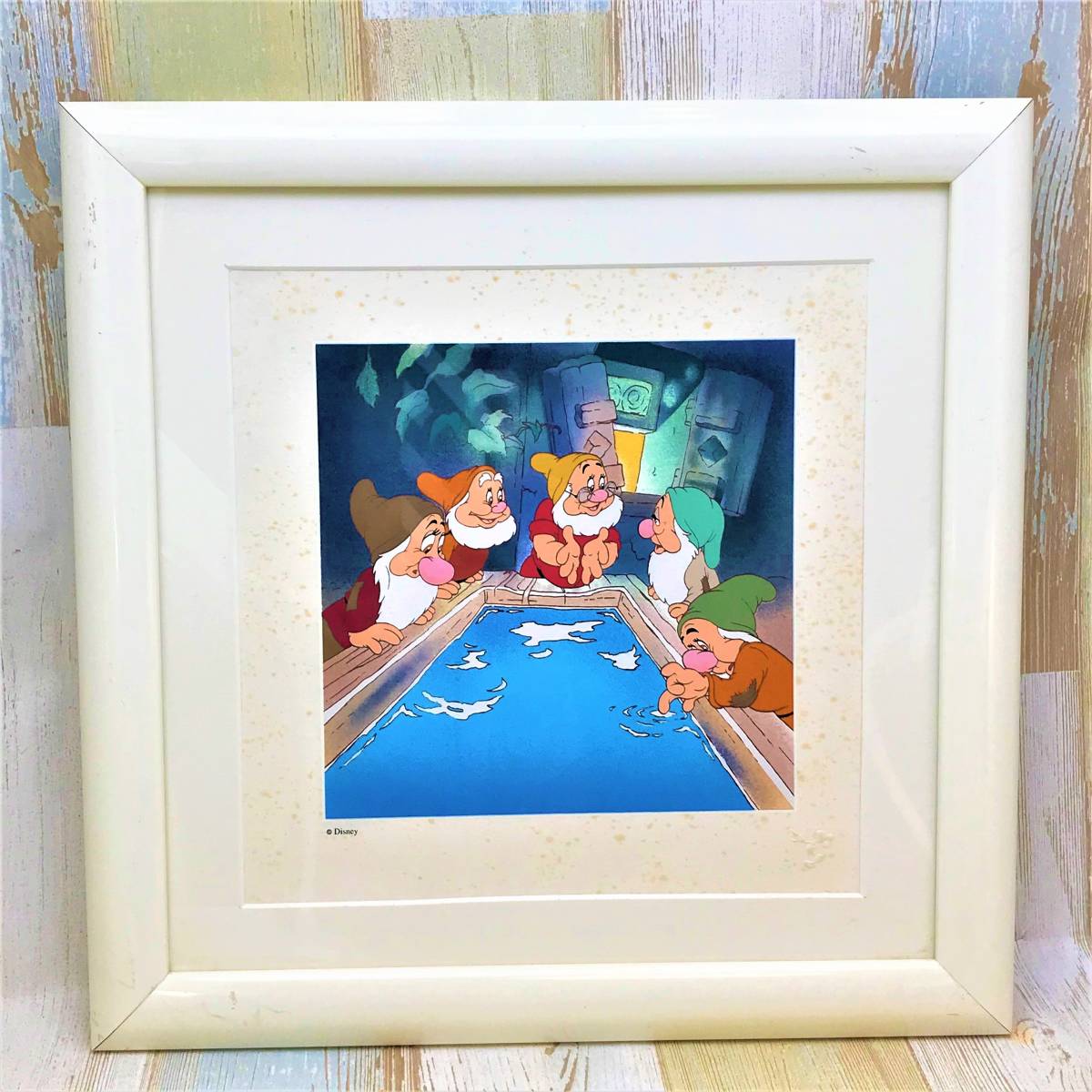 Edición limitada Rare★Blancanieves, Sr. doctor, Atontado, Galería de arte de los siete enanitos★Tesoro de Disney★Marco de pintura para cuadros TDL de Disney, antiguo, recopilación, disney, otros