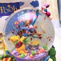 レア★くまのプーさん Winnie the Pooh★ピグレット ティガー イーヨ ルー★オルゴール スノーグローブ スノードーム★Disney ディズニー_画像2