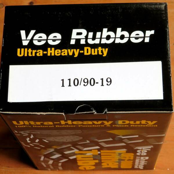 送料込ヘビーチューブ19インチ 100/90-19 120/90-19 120/80-19 Vee Rubber ビーラバー