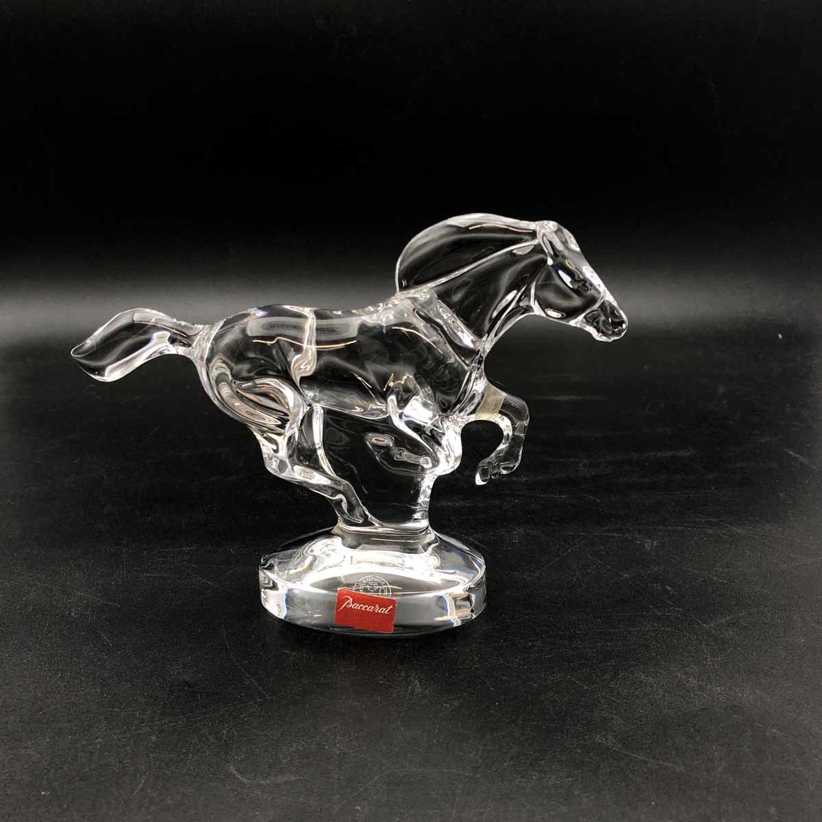 Baccarat ウマクロック ジャンピングホース(跳躍する馬) 時計 置時計