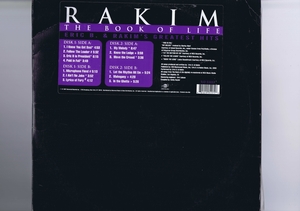 盤質良好 US盤 2LP Rakim / The Book Of Life (Eric B. & Rakim's Greatest Hits) / ラキム U2-53117, U2 53117