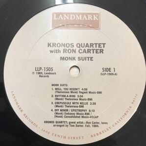 USオリジナル LP Kronos Quartet / Monk Suite ( クロノス・クァルテット LLP-1505の画像3