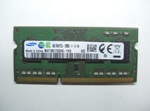 【即決・送料無料】SAMSUNG サムスン DDR3 1600 4GB 1Rx8 PC3L-12800S-11-13-B4 低電圧 1.35V 204-Pin SDRAM SO-DIMM ノート用 メモリ ③_画像1