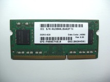 【即決・送料無料】SAMSUNG サムスン DDR3 1600 4GB 1Rx8 PC3L-12800S-11-13-B4 低電圧 1.35V 204-Pin SDRAM SO-DIMM ノート用 メモリ ③_画像2