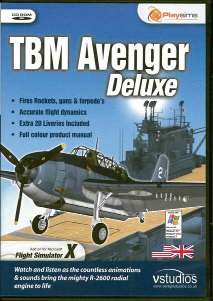 新品 TBM Avenger Deluxe / Flight Simulator X アドオンソフト アヴェンジャー