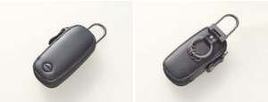  Aria /ARIYA FEO: original intelligent key case round fastener ( cow leather made * black )