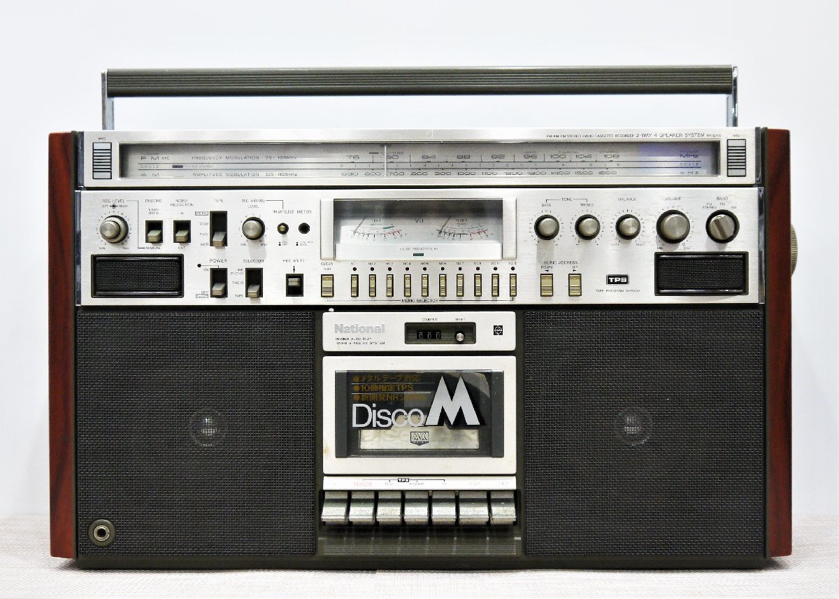 ♪昭和銘機 整備ラジカセ National Disco MAC RX-5500