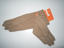 最終値下げ♪〓newラメ刺繍手袋★キャメル〓新品タグ付_画像3