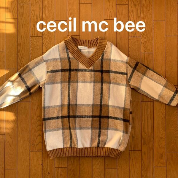 cecil mc bee セシルマクビー　チェックニット