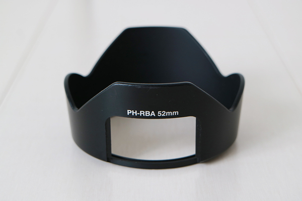 ペンタックス レンズフード PENTAX PH-RBA 52mm 操作窓蓋なし ＜ DA L18-55mm 用＞