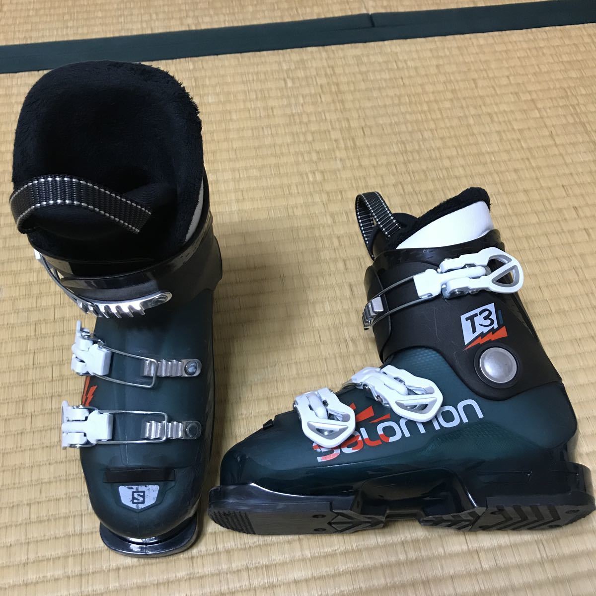 サロモン ヤフオク! - salomon サロモン/T3/スキーブーツ/22cm/BLU/ジ