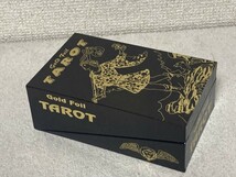 タロットカード「Gold Foil TAROT/ゴールド・フォイル 金箔タロット ※海外製」 tface-g 【タグ：グッズ、占い】_画像3