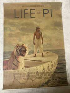 「ライフ・オブ・パイ トラと漂流した227日　レトロ調 ポスター」　 tface-g 【タグ：グッズ、映画、インテリア】