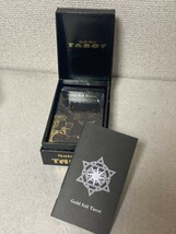 タロットカード「Gold Foil TAROT/ゴールド・フォイル 金箔タロット ※海外製」 tface-g 【タグ：グッズ、占い】_画像4