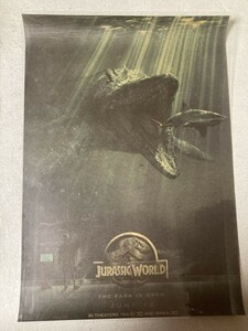 「ジュラシック・ワールド/モササウルス　レトロ調 ポスター」　 tface-g 【タグ：グッズ、映画、インテリア】3