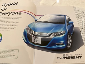 * 2009 Honda Insight каталог G/L/LS с прайс-листом .38P INSIGHT*
