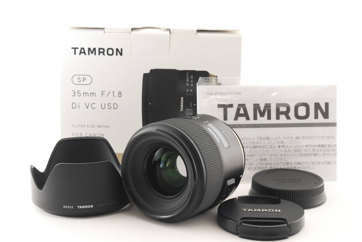 最大73%オフ! TAMRON 単焦点レンズ SP35mm F1.8 Di VC キヤノン用