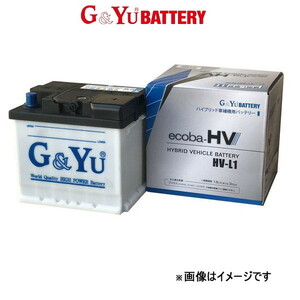 G&Yu バッテリー エコバHV 寒冷地仕様 カローラツーリング 3BA-ZRE212W HV-L1 G&Yu BATTERY ecoba-HV