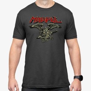 【マグプル】ヘビーメタル Tシャツ■USサイズM カラー:グレー（MAGPUL-Heavy Metal Cotton T-Shirt）MAG1114-010-M