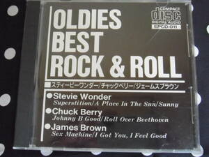 OLDIES BEST ROCK＆ROLL　スティービーワンダー/チャックベリー/ジェームスブラウン　CD