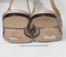 French Sole by Jane Winkworth フレンチソール スリングバック フラット パンプス トープ ブラウン 35.5 約22.5cm スペイン製 未使用品_画像4