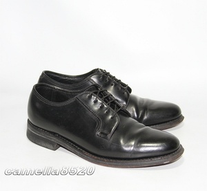 FLORSHEIM フローシャイム 20820 ドレスシューズ フォーマル プレーントゥ ブラック レザー 7D 約25cm アメリカ製 Made in USA 中古 美品