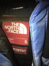 XL Supreme シュプリーム ノースフェイス THE NORTH FACE 雪柄 TNF ダウンジャケット バルトロ 17AW BALTORO 雪山 マウンテンプリント_画像4