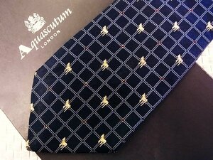 [ stock disposal sale ]* bargain sale *FK0156* Aquascutum [ embroidery horse horse animal pattern ] necktie *