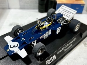 1/32 POLICAR CAR02b LOTUS 72 #3 OULTON PARK 1970 slot car 